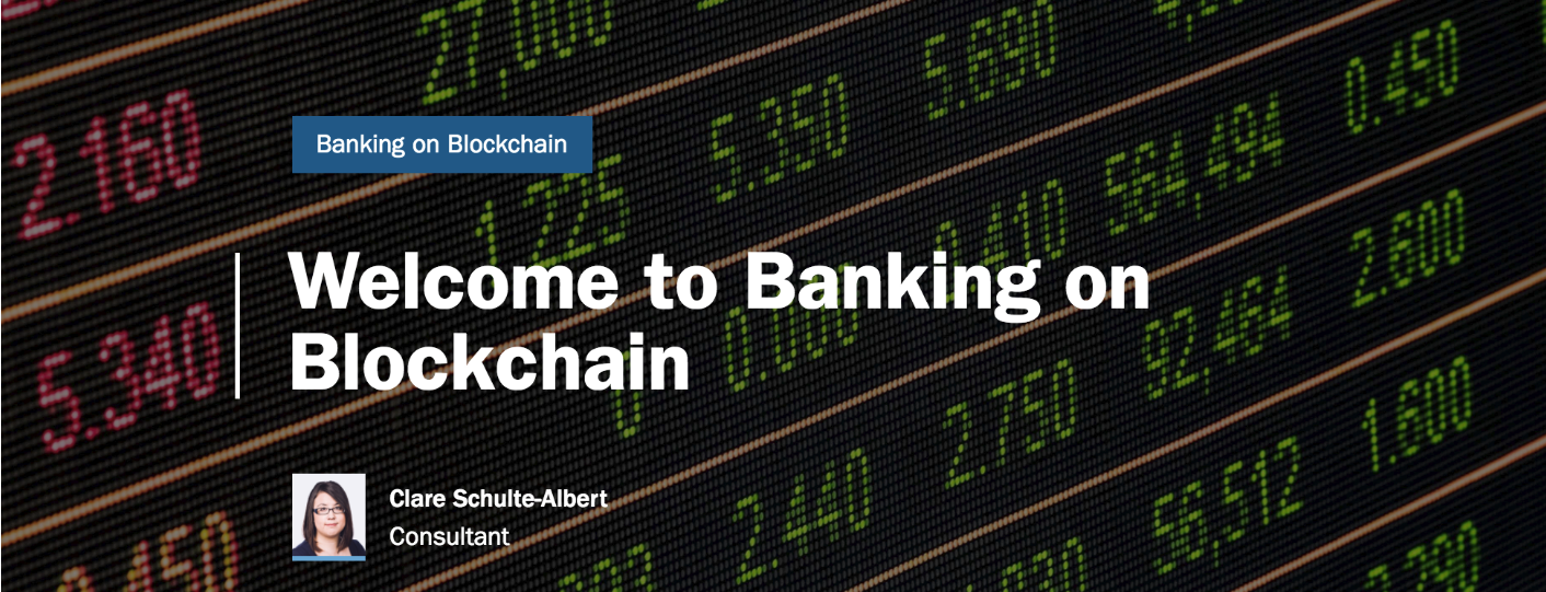 banking on blockchain